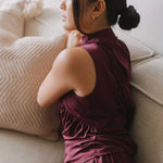 Cloud Ruched Top in Cherry - Esse-XS - 