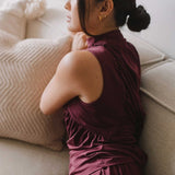 Cloud Ruched Top in Cherry - Esse-XS - 