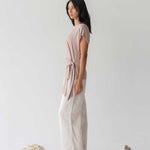 Cloud Top with Side Tie - Esse-Blush-XXS-