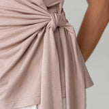 Cloud Top with Side Tie - Esse-Blush-XXS-