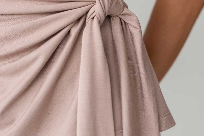 Cloud Top with Side Tie - Esse-Blush-XXS-