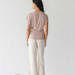 Cloud Top with Side Tie - Esse-Blush-XXS-