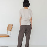 Cloud Top with Side Tie - Esse - Chalk - XXS - 