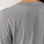 Cloud Top with Side Tie - Esse-Heather Grey-XXS-