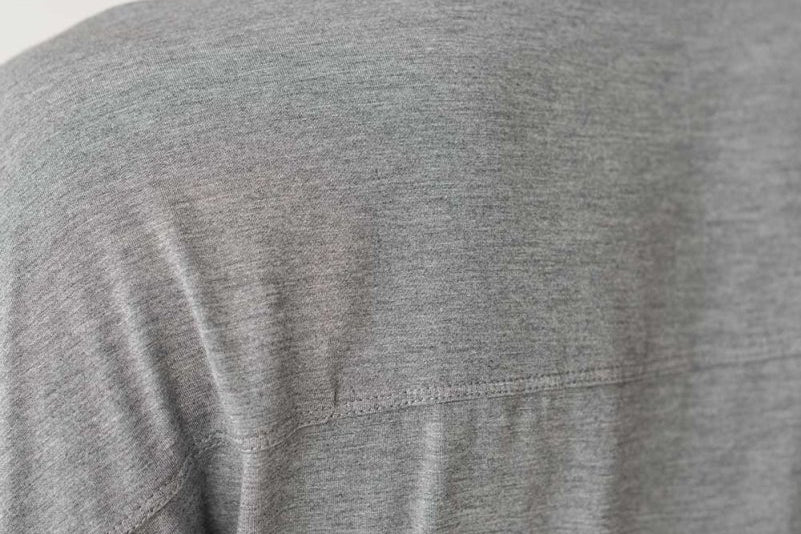 Cloud Top with Side Tie - Esse-Heather Grey-XXS-