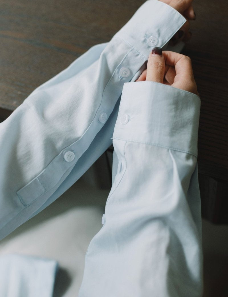 Cocoon Shirt 2.0 in Cerulean Blue - Esse-XS - 