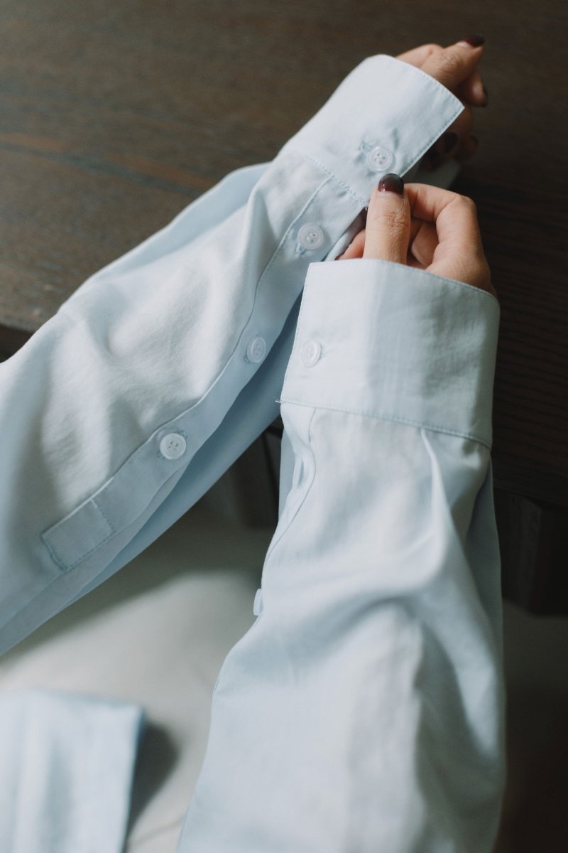 Cocoon Shirt 2.0 in Cerulean Blue - Esse-XS - 