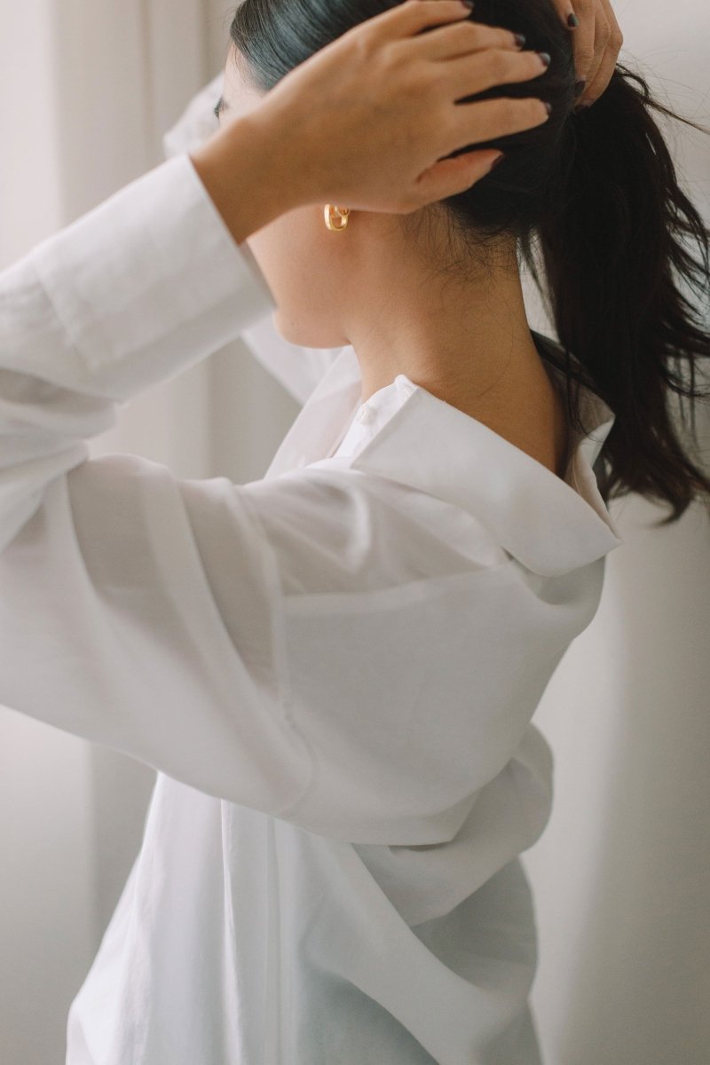 Cocoon Shirt 2.0 in White - Esse-XS - 