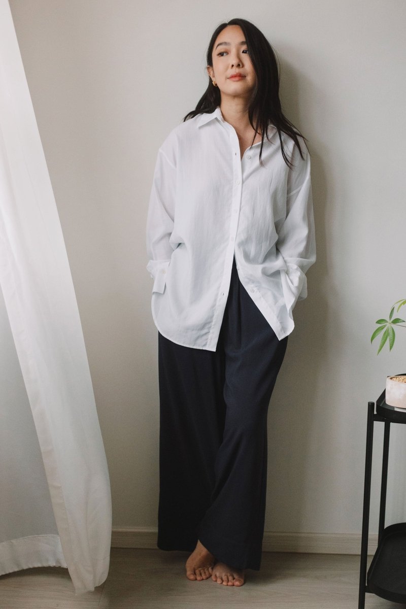 Cocoon Shirt 2.0 in White - Esse-XS - 