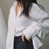 Cocoon Shirt 2.0 in White - Esse-XS - 