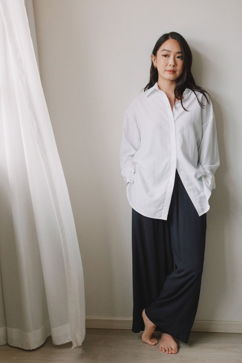 Cocoon Shirt 2.0 in White - Esse-XS - 