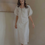 Country Dress in Cereal - Esse-XXS (MTO)-Option 1-