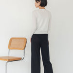 Cropped Cardigan in Boucle in White - Esse - S - 