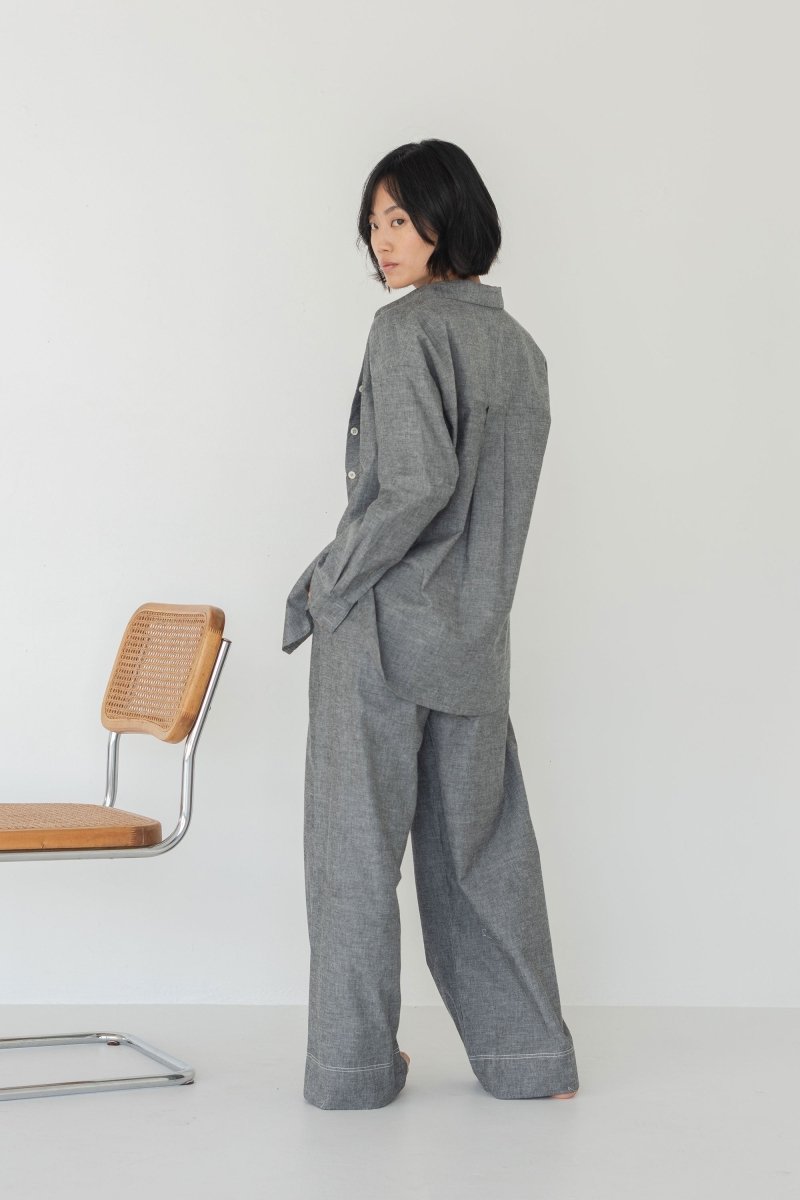 Elongate Elastic Pants in Dark Denim - Esse - XXS - Regular - 