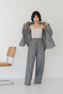 Elongate Elastic Pants in Dark Denim - Esse - XXS - Regular - 