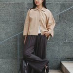 Elongate Elastic Pants in Mocha - Esse-XXS-Regular-