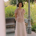 Flourish Blouse in Dusty Pink - Esse - XS - 