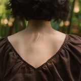 Flourish Blouse in Mocha - Esse - XS - 