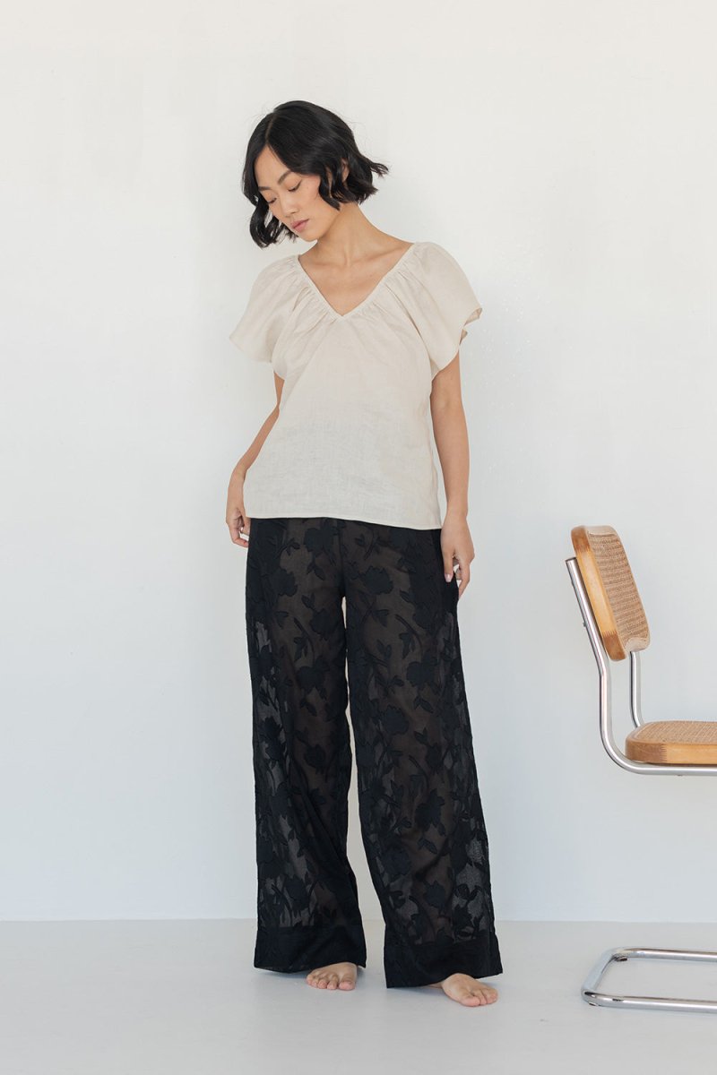 Flourish Blouse - Esse - Chalk - XXS - 