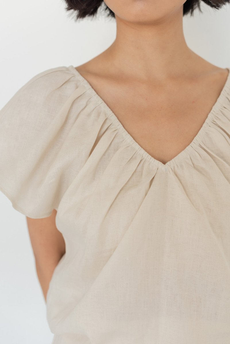 Flourish Blouse - Esse - Chalk - XXS - 