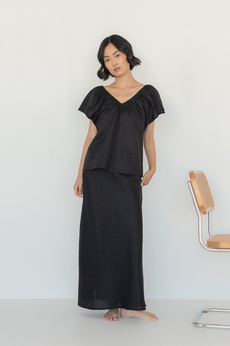 Flourish Blouse - Esse - Chalk - XXS - 