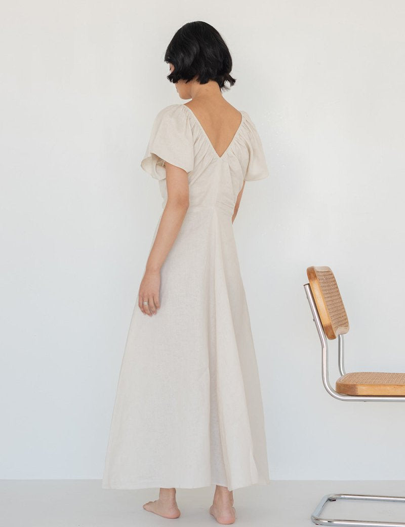 Flourish Dress - Esse - Chalk - XXS - 