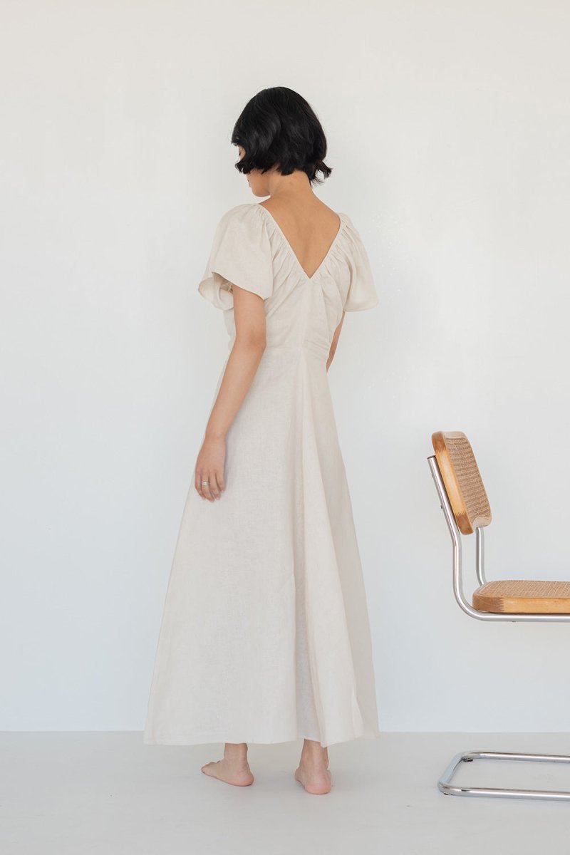 Flourish Dress - Esse - Chalk - XXS - 