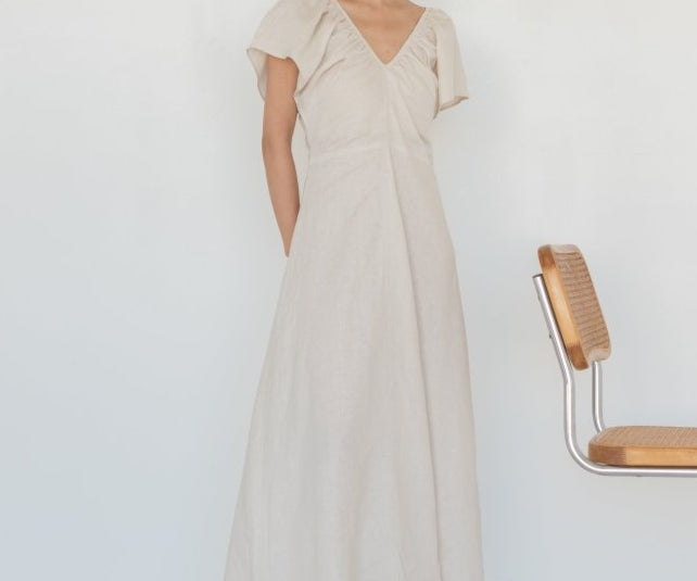 Flourish Dress - Esse - Chalk - XXS - 
