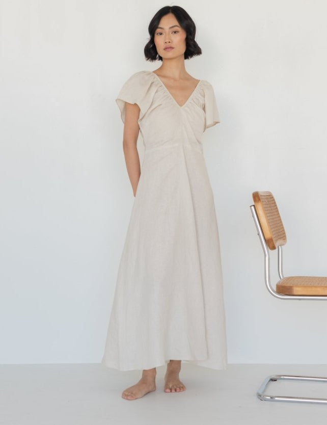 Flourish Dress - Esse - Chalk - XXS - 