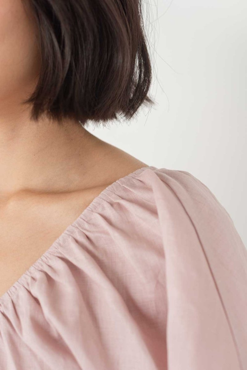 Flourish Dress in Dusty Pink - Esse - XS - 