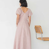 Flourish Dress in Dusty Pink - Esse - XS - 