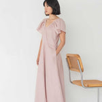 Flourish Dress in Dusty Pink - Esse - XS - 