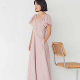 Flourish Dress in Dusty Pink - Esse - XS - 
