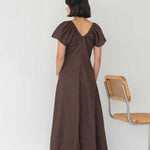 Flourish Dress in Mocha - Esse - XS - 