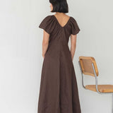 Flourish Dress in Mocha - Esse - XS - 
