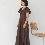 Flourish Dress in Mocha - Esse - XS - 