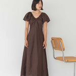 Flourish Dress in Mocha - Esse - XS - 