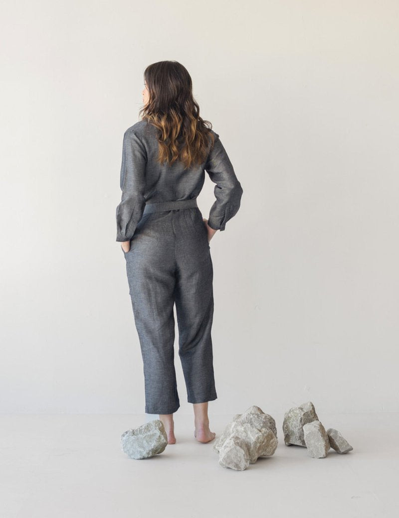 Japanese Denim Jumpsuit - Esse - XXS - 