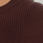Knit Cape - Esse-Mocha-XS-