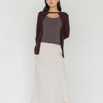 Knit Cape - Esse - Mocha - XS - 