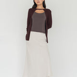 Knit Cape - Esse - Mocha - XS - 