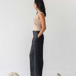 Knit Cropped Top - Esse-Warm Sand-XS-