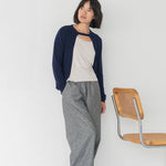 Knit Maxi Dress with Cape - Esse - Nautical Blue - XS - 