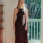 Knit Maxi Dress with Cape - Esse - Nautical Blue - XS - 