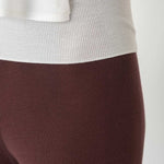 Knit Scarf Blouse - Esse - Black - XS - 