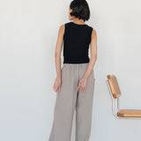 Knit Top with Asymmetrical Keyhole - Esse - Black - S - 