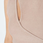 Knit Top with Asymmetrical Keyhole - Esse - Black - S - 