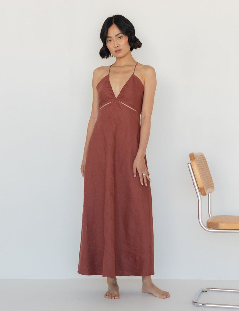 Linen Multi - Way Dress - Esse - Chalk - XXS - 