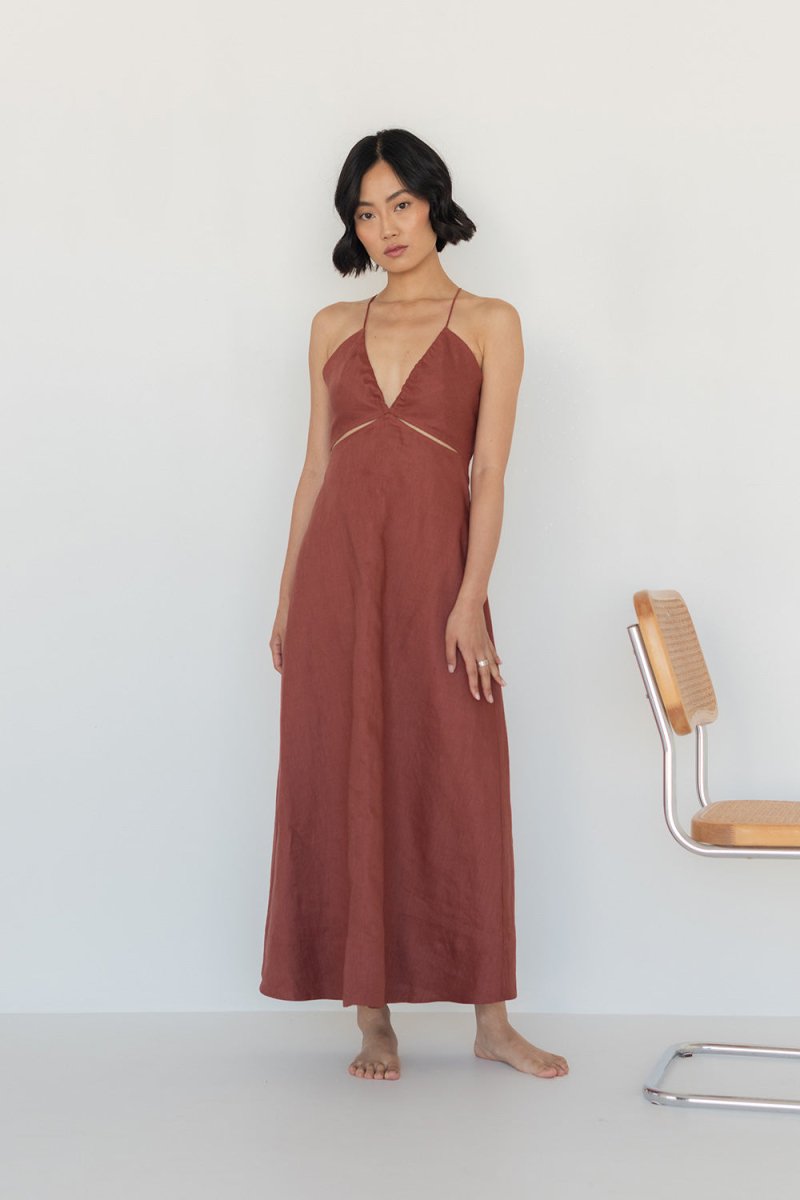 Linen Multi - Way Dress - Esse - Chalk - XXS - 