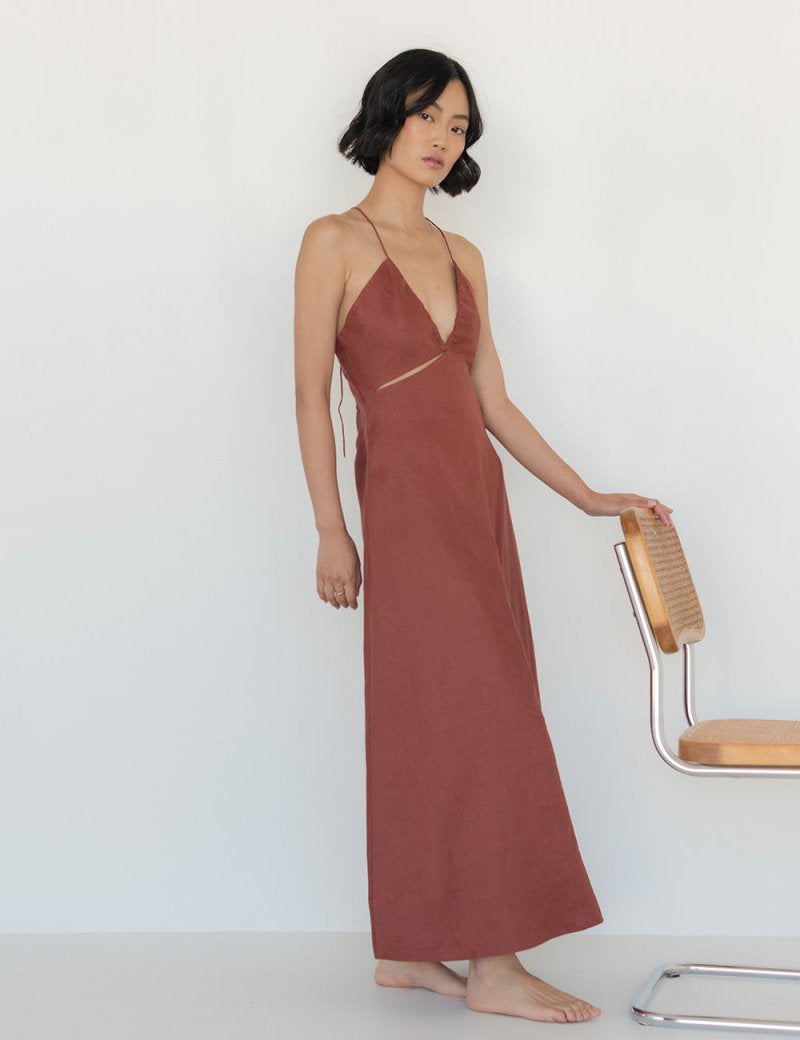 Linen Multi - Way Dress - Esse - Chalk - XXS - 